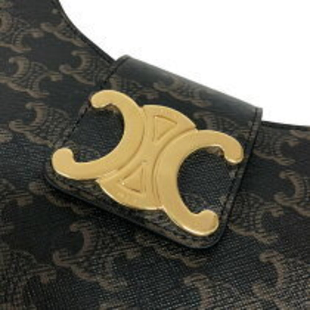 Celine Ava Tan Triomphe Canvas Handbag - Picture 6 of 10